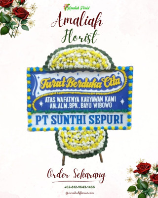 Papan Bunga Duka di Sambongjaya