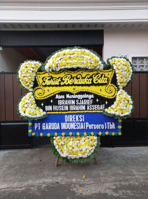 Papan Bunga Duka di Sambongjaya