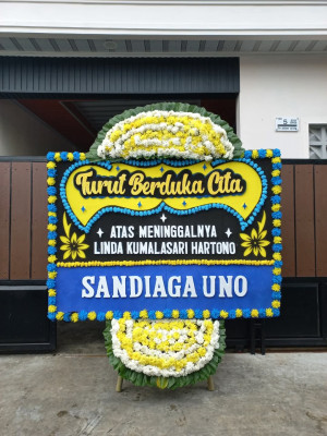 Papan Bunga Duka di Sambongjaya